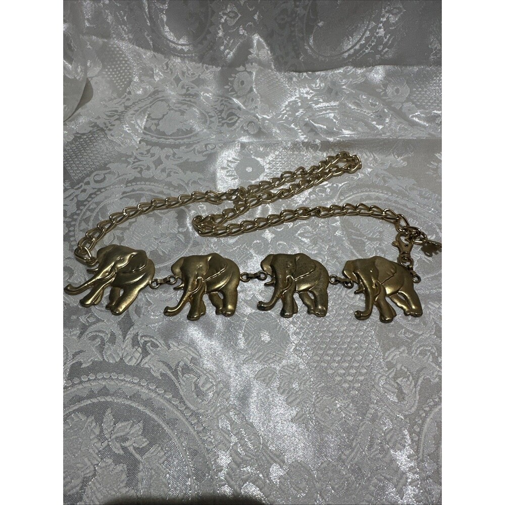 Vintage Elephant Chain Belt